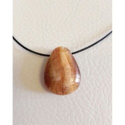 Pendentif agate brune