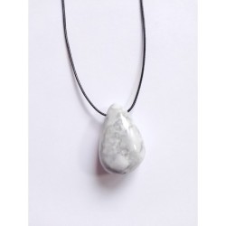 Pendentif goutte howlite