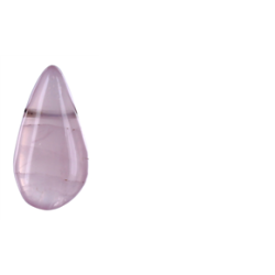 Pendentif goutte quartz rose