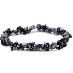 Obsidienne flocons de neige
