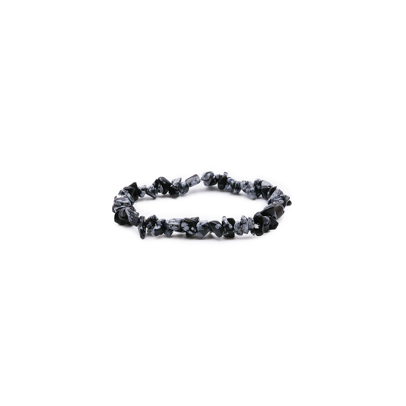 Obsidienne flocons de neige