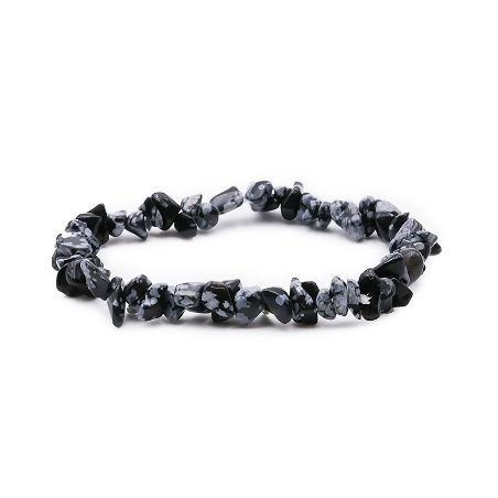 Obsidienne flocons de neige